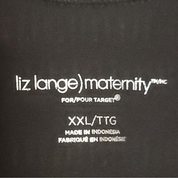 Liz Lange Womens Maternity Sleeveless Stretchy Striped Midi Dress XXL - Picture 4 of 5